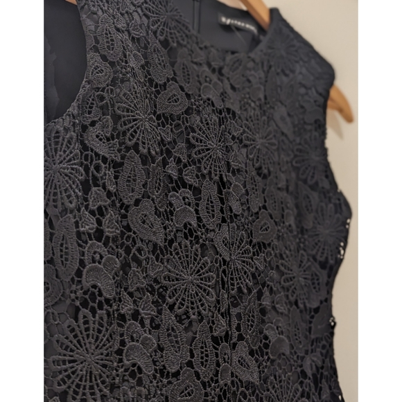 ZARA Black Lace Sleeveless Top~Size Small - Picture 4 of 5